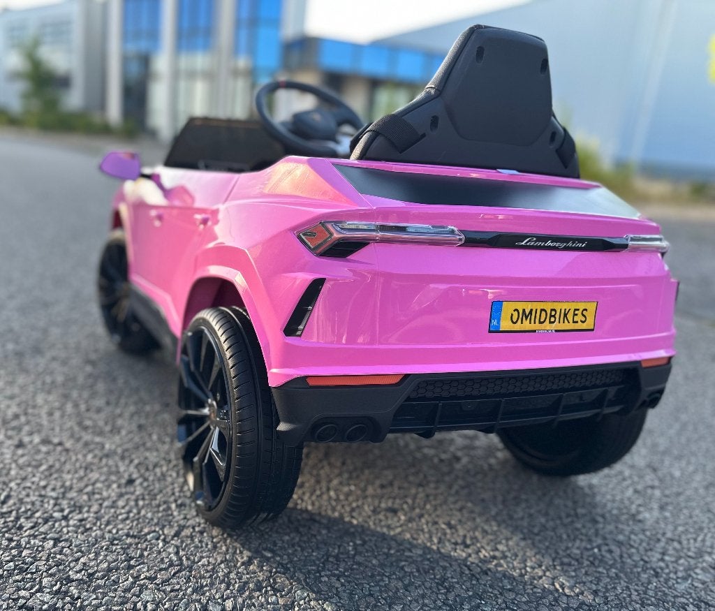 Lamborghini Urus 12v Roze RC - Leer - Rubberbanden - FM Ra, Ophalen of Verzenden, Nieuw