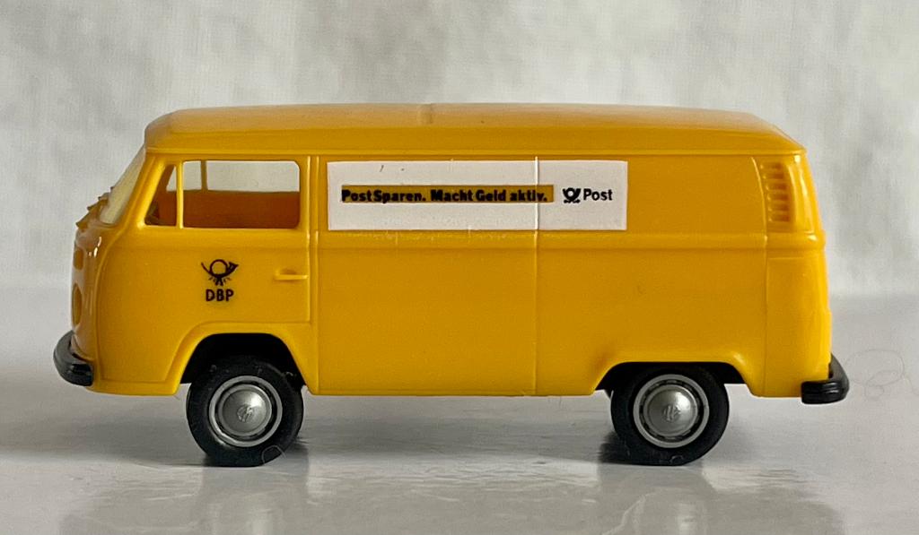 Brekina: VW T2 DBP "PostSparen macht Geld aktiv", Hobby en Vrije tijd, Modelauto's | 1:87, Ophalen of Verzenden, Auto, Brekina
