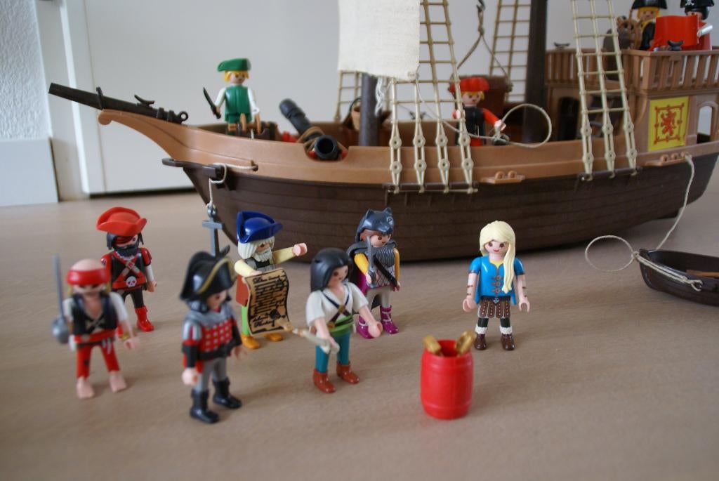 Playmobil piratenschip, Ophalen of Verzenden, Gebruikt, Los playmobil