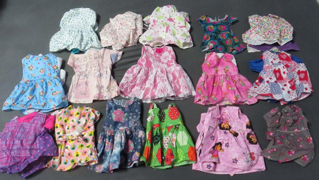 poppenkleertjes pakket voor babypop born 43cm(jurk met kant), Kinderen en Baby's, Speelgoed | Poppen, Ophalen of Verzenden, Nieuw