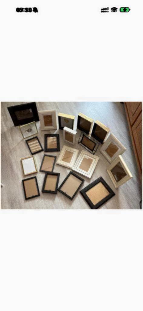 20 fotolijstjes diverse maten., Ophalen, Zo goed als nieuw, Hout, Minder dan 50 cm