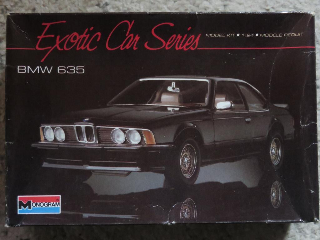 Bouwdoos BMW635 Exotic Car Series Monogram, Auto, Groter dan 1:32, Nieuw, Ophalen of Verzenden