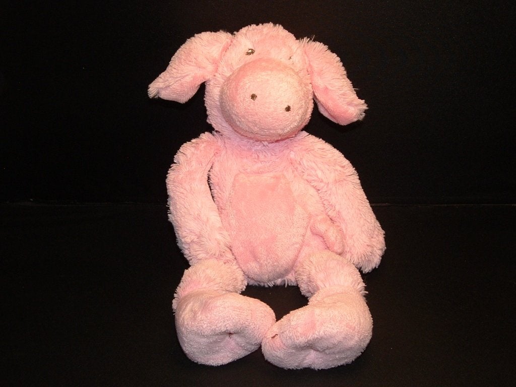 HAPPY HORSE PINK JOYFUL PIG VARKEN PLUCHE ROZE MET, Verzenden, Nieuw, Overige typen