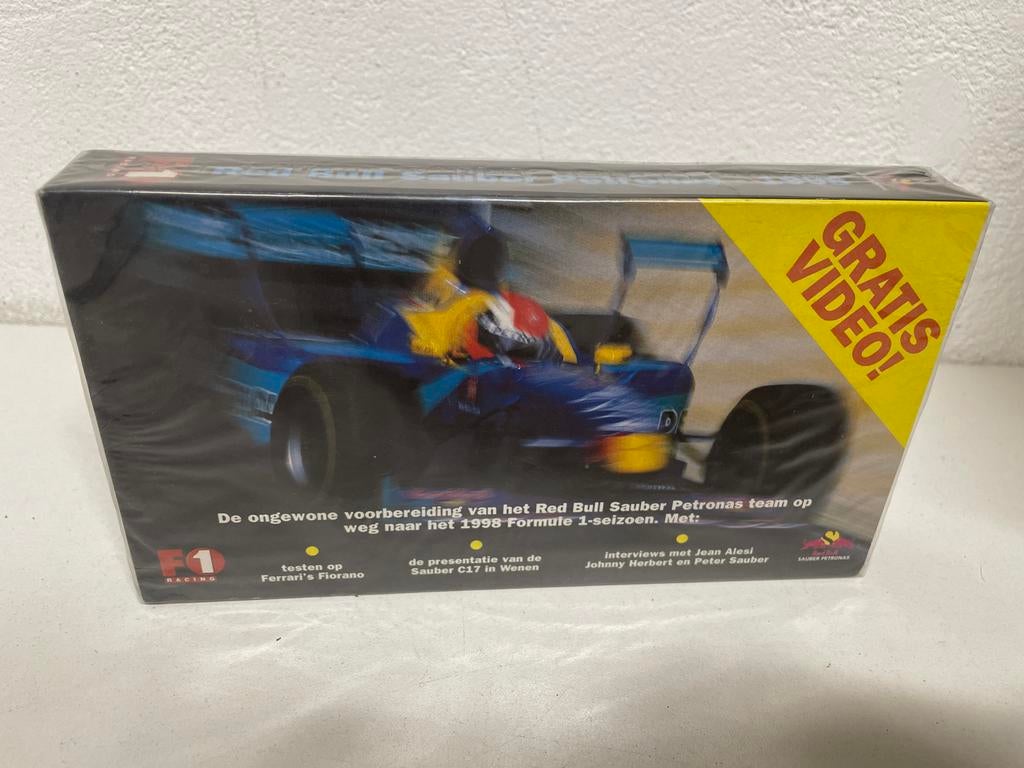 Red Bull Sauber Petronas 1998 F1 Video - Nieuw in verpakking, Alle leeftijden, Ophalen of Verzenden, Nieuw in verpakking, Overige genres