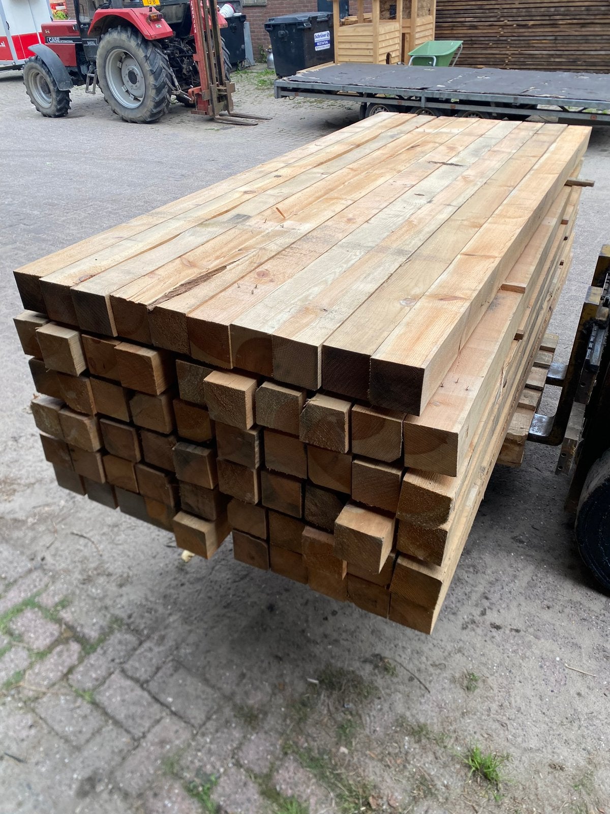 Schutting hout, Ophalen, 1 tot 2 meter, Minder dan 3 meter, Zo goed als nieuw