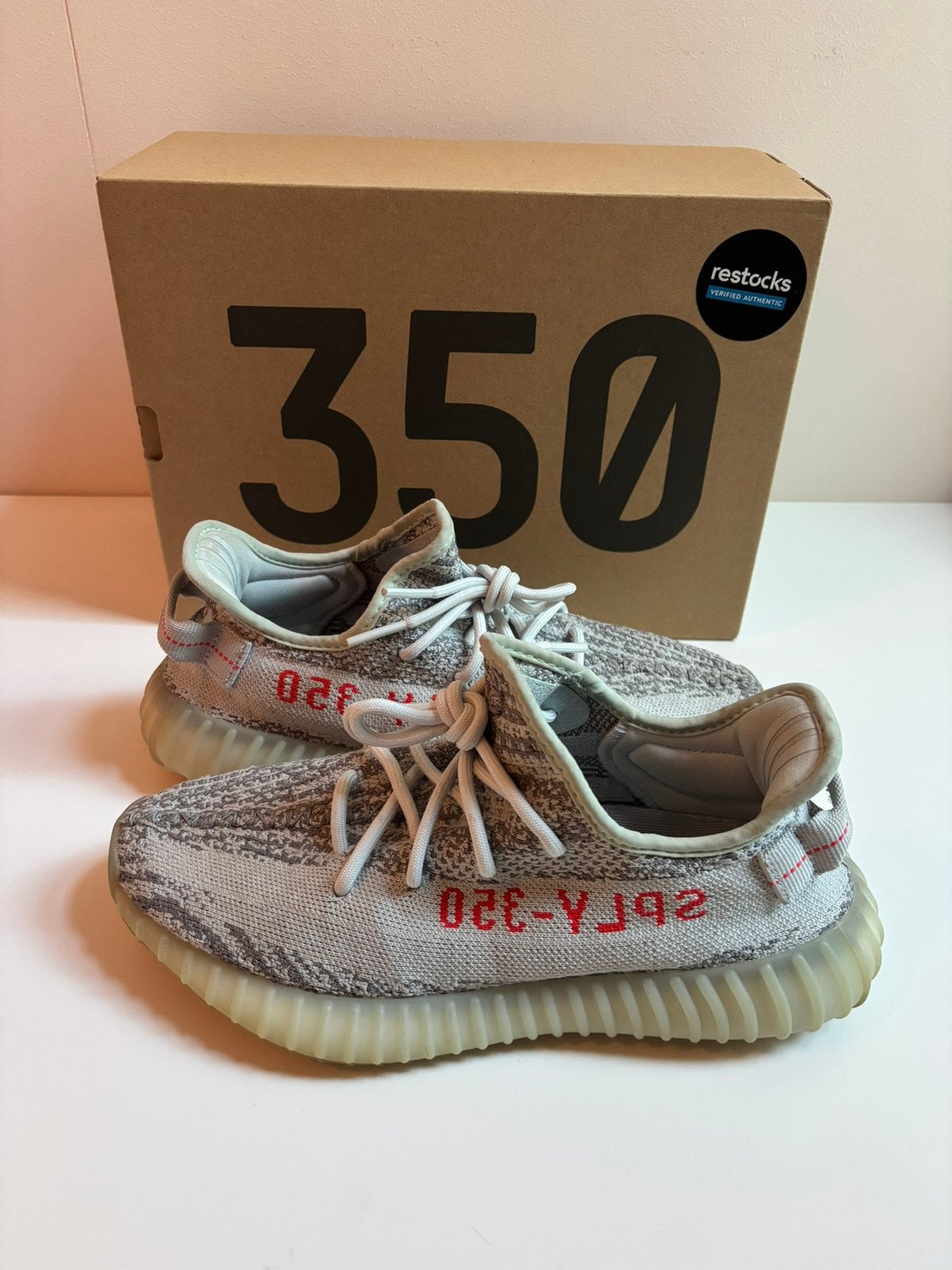 Yeezy boost 350 v2 blie tibt 41,5, Overige kleuren, Ophalen of Verzenden, Sneakers of Gympen, Zo goed als nieuw