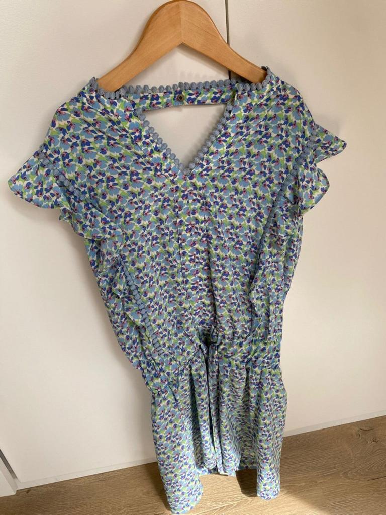 NIEUW m kaartje PLAYSUIT mt 146 152 Ai & Ko, Ophalen of Verzenden, Zo goed als nieuw, Ai & Ko, Meisje