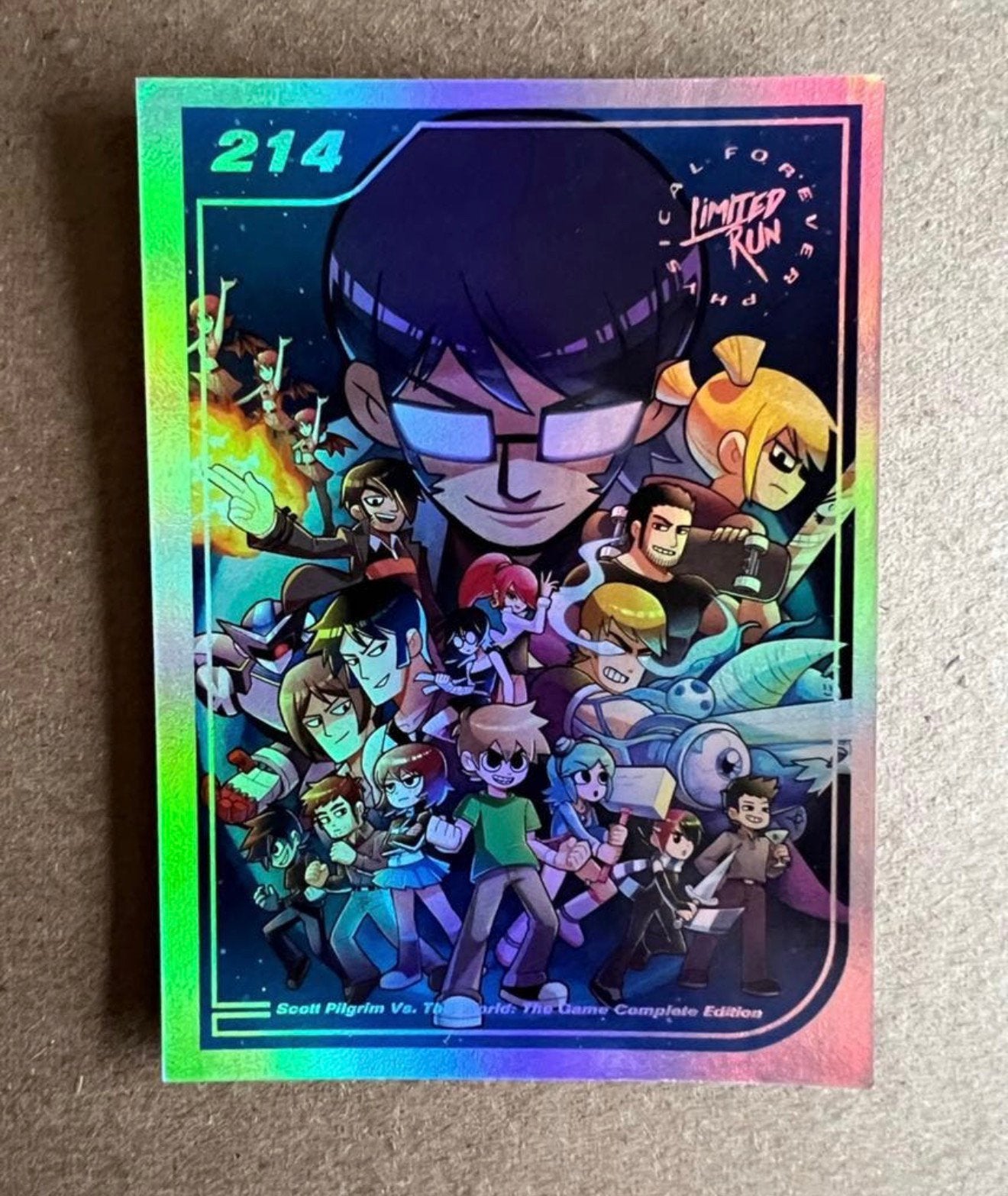 Scott Pilgrim The World Limited Run Edition 214 kaart card, Ophalen of Verzenden, Zo goed als nieuw, Losse kaart