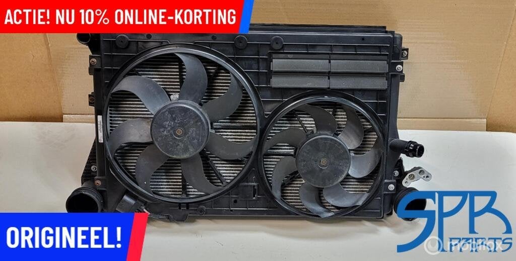 VW Golf AUDI A3 RADIATEUR SET KOELERPAKKET 2.0 TDi KOELERSET, Audi, Gebruikt, Audi, Ophalen of Verzenden