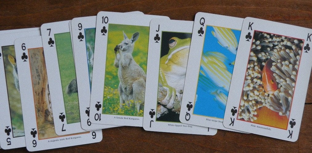 Kaartspel, dieren. ALS NIEUW., Ophalen of Verzenden, Zo goed als nieuw