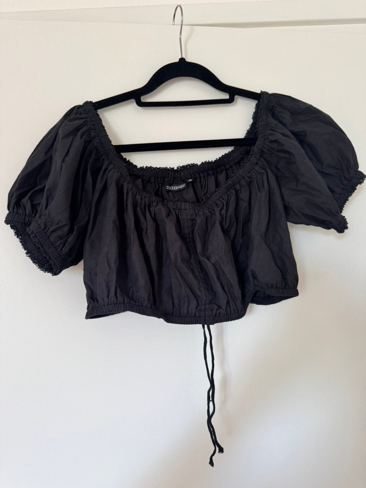 Dirndl blouse, Kleding | Dames, Zwart, Maat 42/44 (L), Ophalen of Verzenden, Zo goed als nieuw