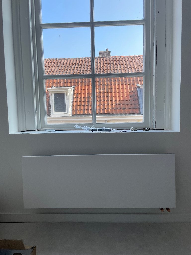 2 x Jaga Strada Convectorradiator 35 x 100 wit, Doe-het-zelf en Verbouw, Verwarming en Radiatoren, Ophalen, 30 tot 80 cm, Radiator
