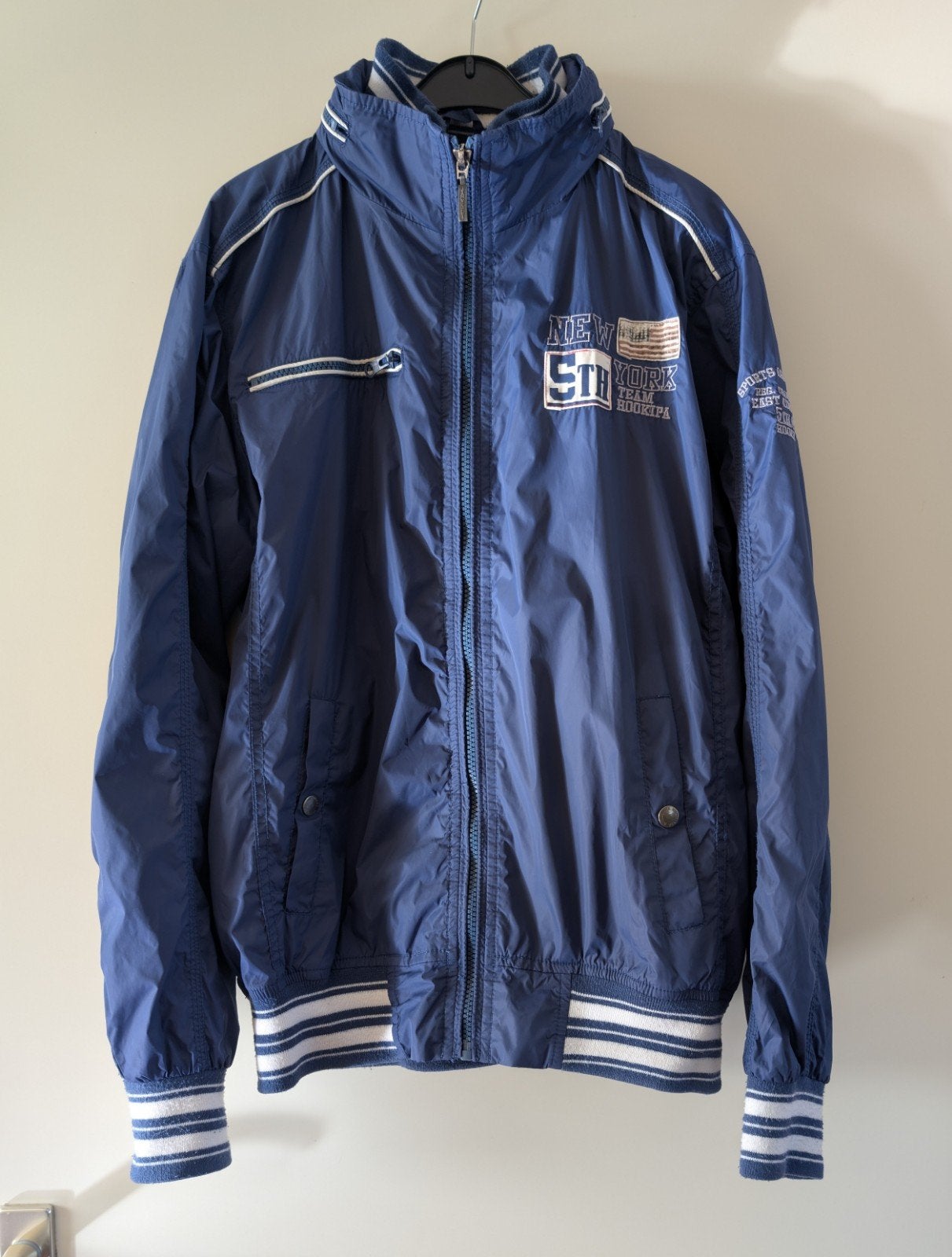 Hookipa heren jas maat S, Ophalen of Verzenden, Gedragen, Maat 48/50 (M), Blauw