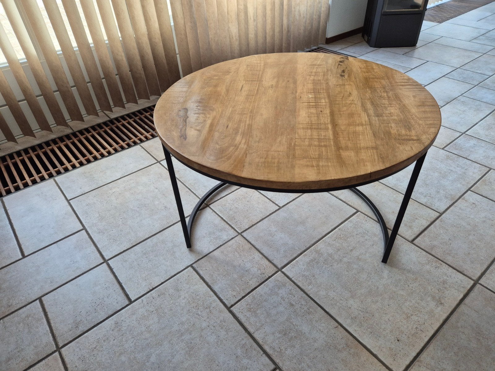 Mango bijzettafeltje, Ophalen, 50 tot 100 cm, Rond, 50 tot 100 cm