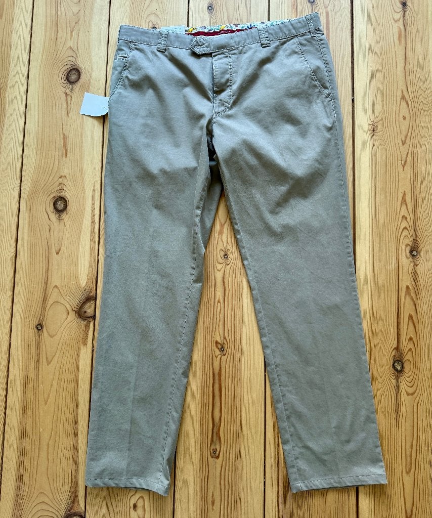 Broek / Chino Meyer Bonn - Beige Kaki - maat 26 / XL Large, Beige, Ophalen of Verzenden, Maat 56/58 (XL), Meyer