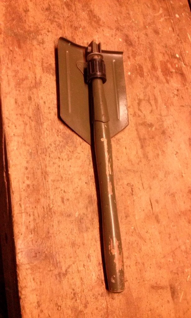 Pioniersschep klapschep legerschep survivalschep, Ophalen of Verzenden, Zo goed als nieuw
