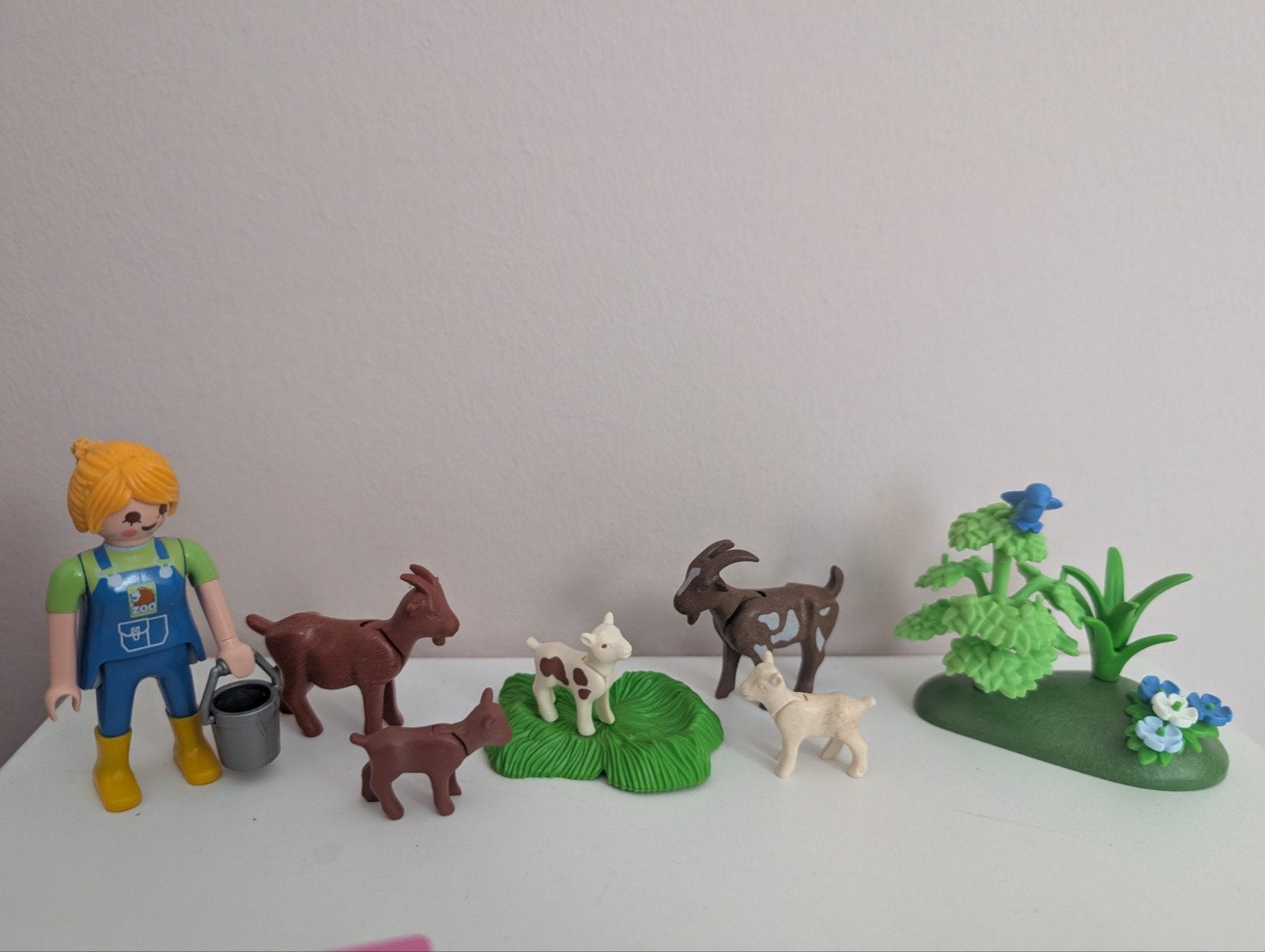 Playmobil geiten familie, boerin, boerderij., Ophalen of Verzenden, Zo goed als nieuw, Losse onderdelen, Overige typen