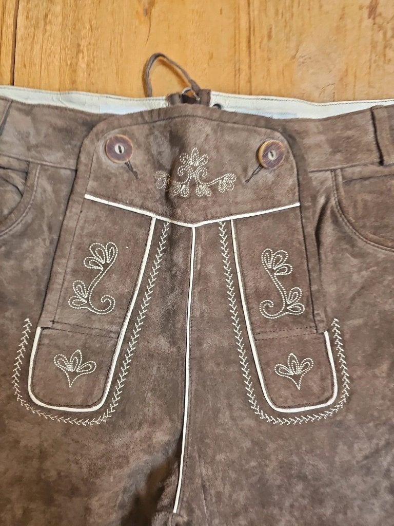 Echte lederhosen maat 52, Waldschütz, Ophalen of Verzenden, Mon Plaisir 19, Etten-Leur, Netherlands, DJT De Juiste Toon