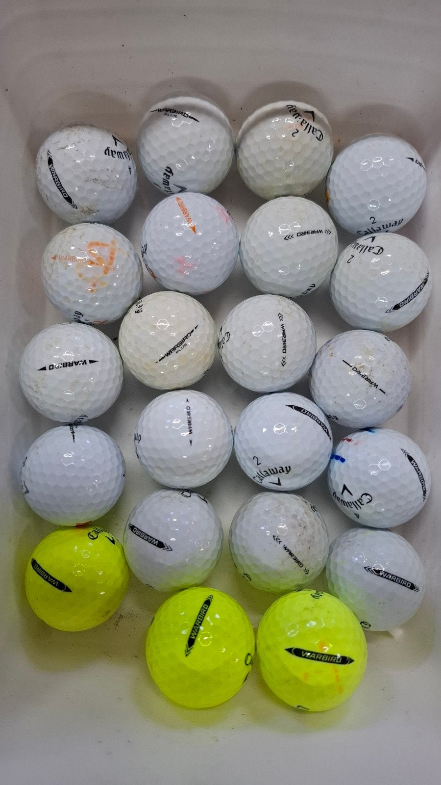Callaway Warbird Golfballen - gebruikt, Ophalen of Verzenden, Gebruikt, Bal(len), Callaway