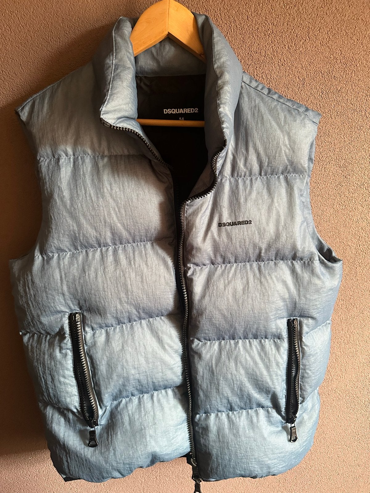 Dsquared2 Puffer Vest - Maat 54 (XL), Ophalen of Verzenden, Zo goed als nieuw, Maat 52/54 (L), Blauw