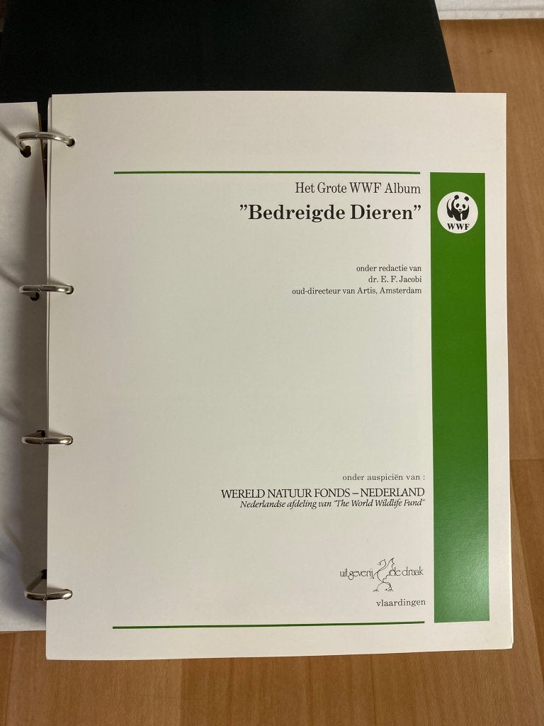 Grote WWF Album ‘Bedreigde Dieren’, Ophalen of Verzenden, Onbeschreven, Rest van de wereld