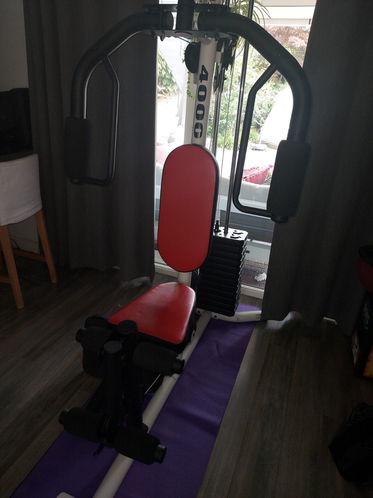 Weider Pro 4000 Krachtstation Workout fitnessapparaat, Ophalen, Benen, Gebruikt, Krachtstation