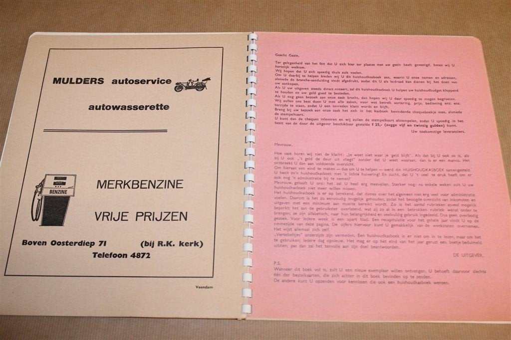 Poly Huishoudkasboek Jaren 50 – Origineel Huishoudboek, Boeken, Ophalen of Verzenden, Gelezen