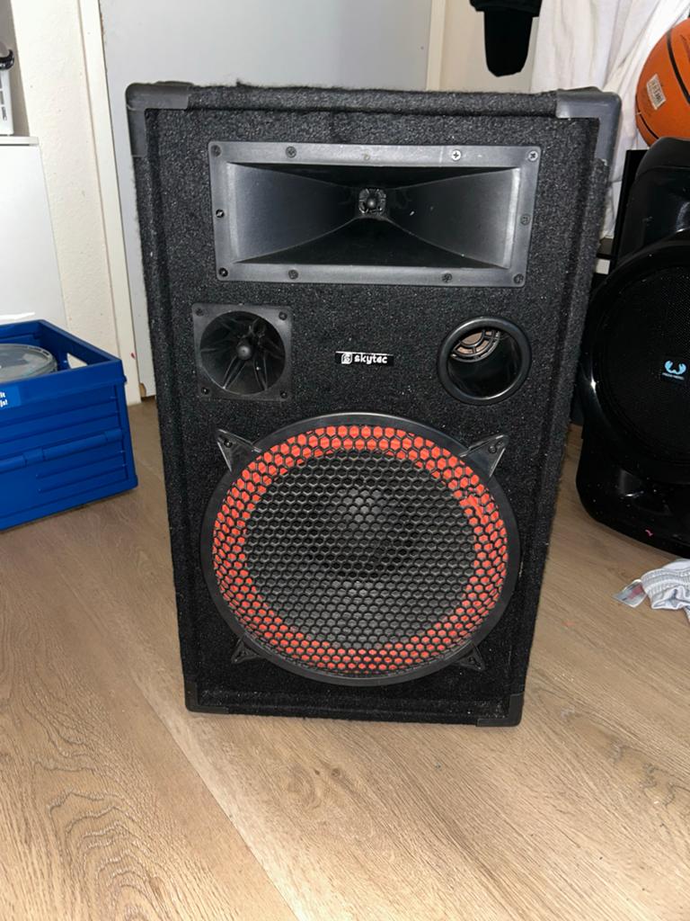 Skytec passieve luidspreker - Gebruikt, Audio, Tv en Foto, Luidsprekers, Gebruikt, 120 watt of meer, Front, Rear of Stereo speakers