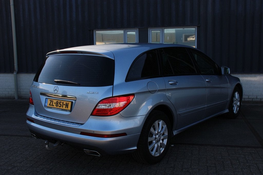 Mercedes-Benz R-klasse 350 CDI Lang 4-Matic 7p Nwe Turbo BT, Auto's, Mercedes-Benz, Automaat, Euro 5, Beige, Blauw