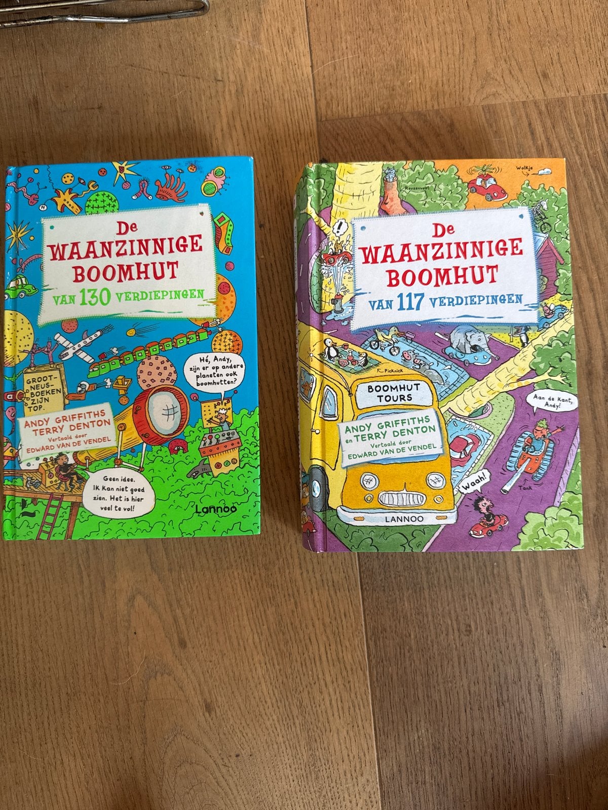De Waanzinnige Boomhut boeken - 117 en 130 verdiepingen, Ophalen of Verzenden, Zo goed als nieuw, Fictie algemeen