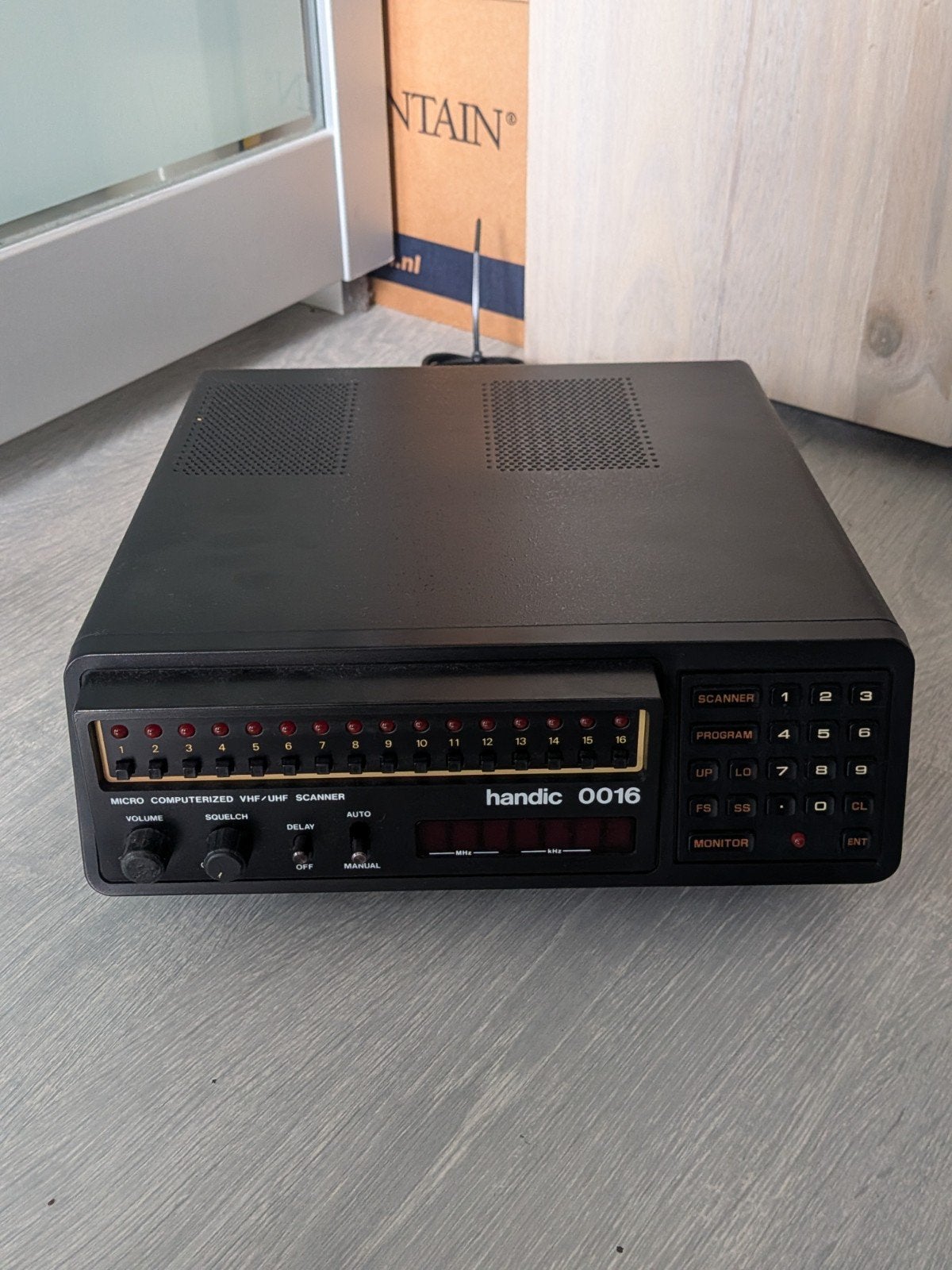 Handic 0016 Micro Computerized VHF/UHF Scanner, Ophalen of Verzenden, Gebruikt