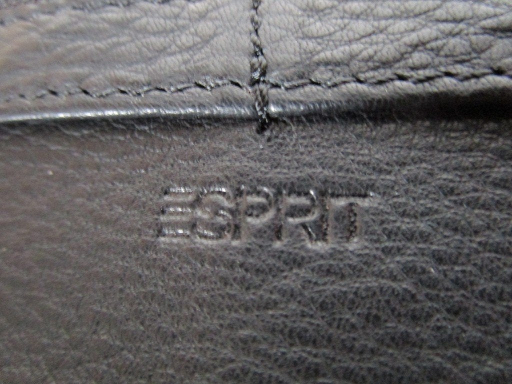Nr.299: Nieuwe leren portemonnee van Esprit. zwart, Overige merken, Zwart, Nieuw, Ophalen of Verzenden