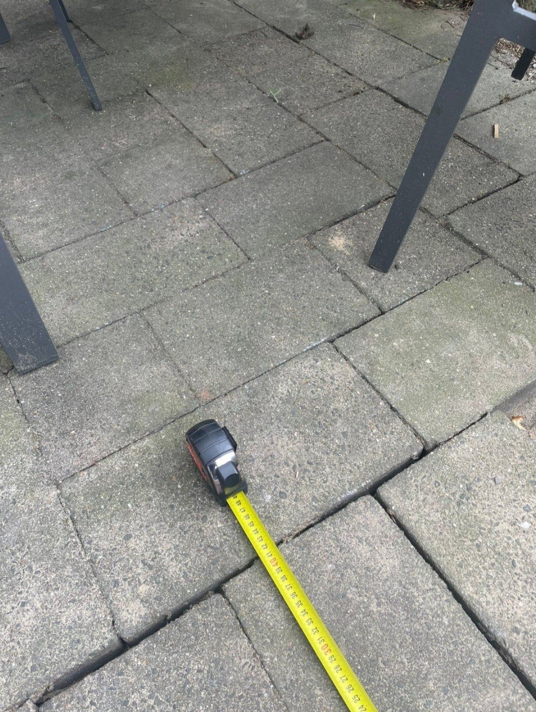 Gratis grijze terrastegels, Ophalen, Gebruikt, Beton, Terrastegels