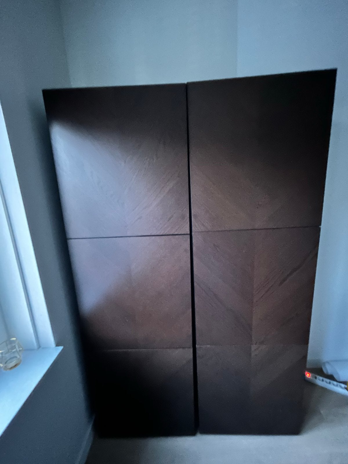 Ikea besta met hedeviken frontjes Moderne donkerbruine kast, Ophalen, 100 tot 150 cm, Zo goed als nieuw, 150 tot 200 cm
