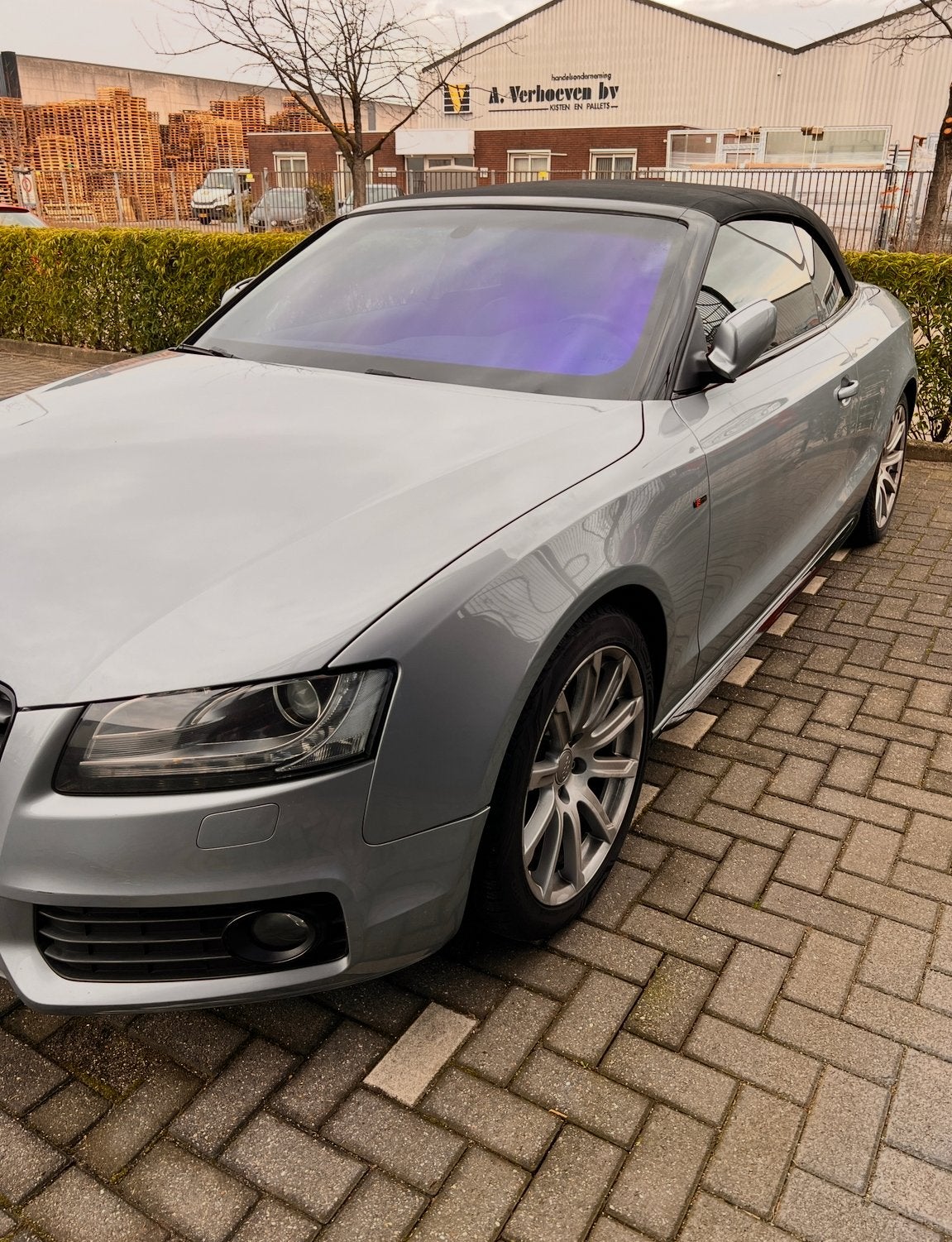 Audi A5 2.0 Tfsi 132KW Cabrio Multitr. 2011 Grijs, Auto's, Zwart, 4 stoelen, Particulier, 1630 kg