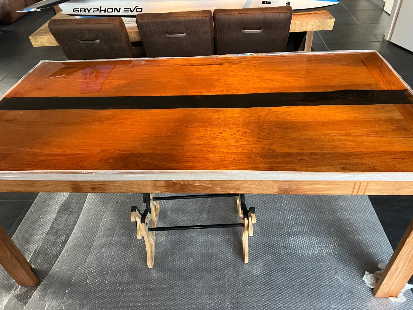Epoxy tafels, Ophalen, Nieuw, Overige houtsoorten, 50 tot 100 cm