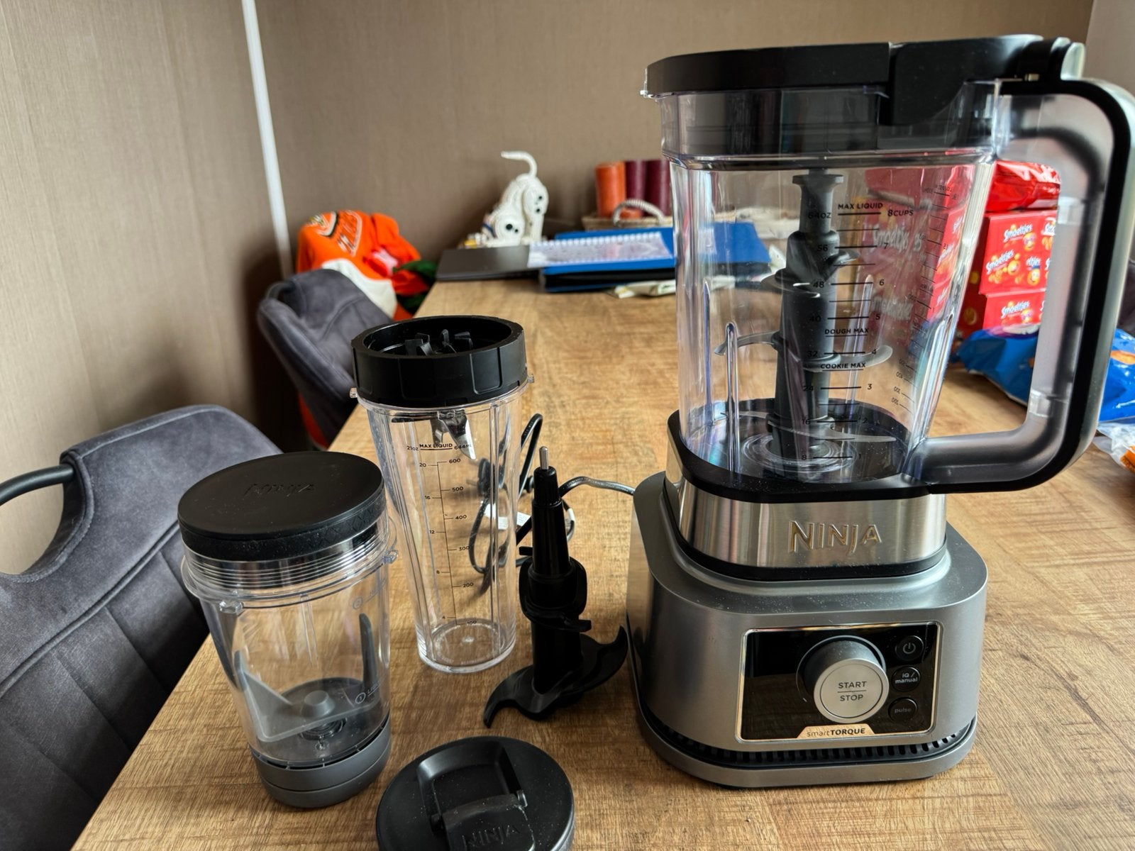 Ninja Foodi 3-in-1 Nutri Power Blender 1200W, Ophalen of Verzenden, Zo goed als nieuw, Powerblender
