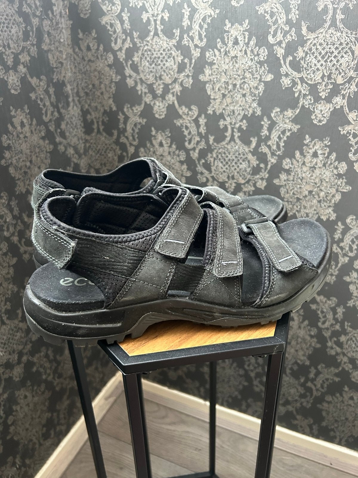 Ecco heren sandalen maat 46- Zo goed als nieuw, Ophalen of Verzenden, Zo goed als nieuw, Zwart, Sandalen