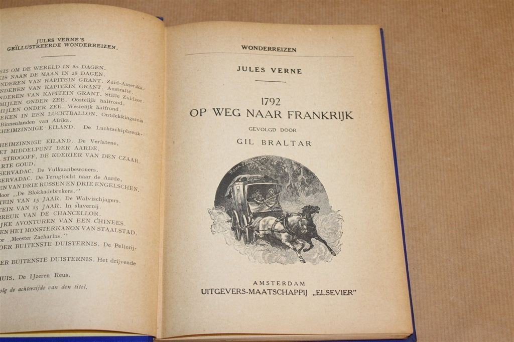 1792 & Gil Braltar — Verne Wonderreizen Schaars ca. 1900, Ophalen of Verzenden, Gelezen