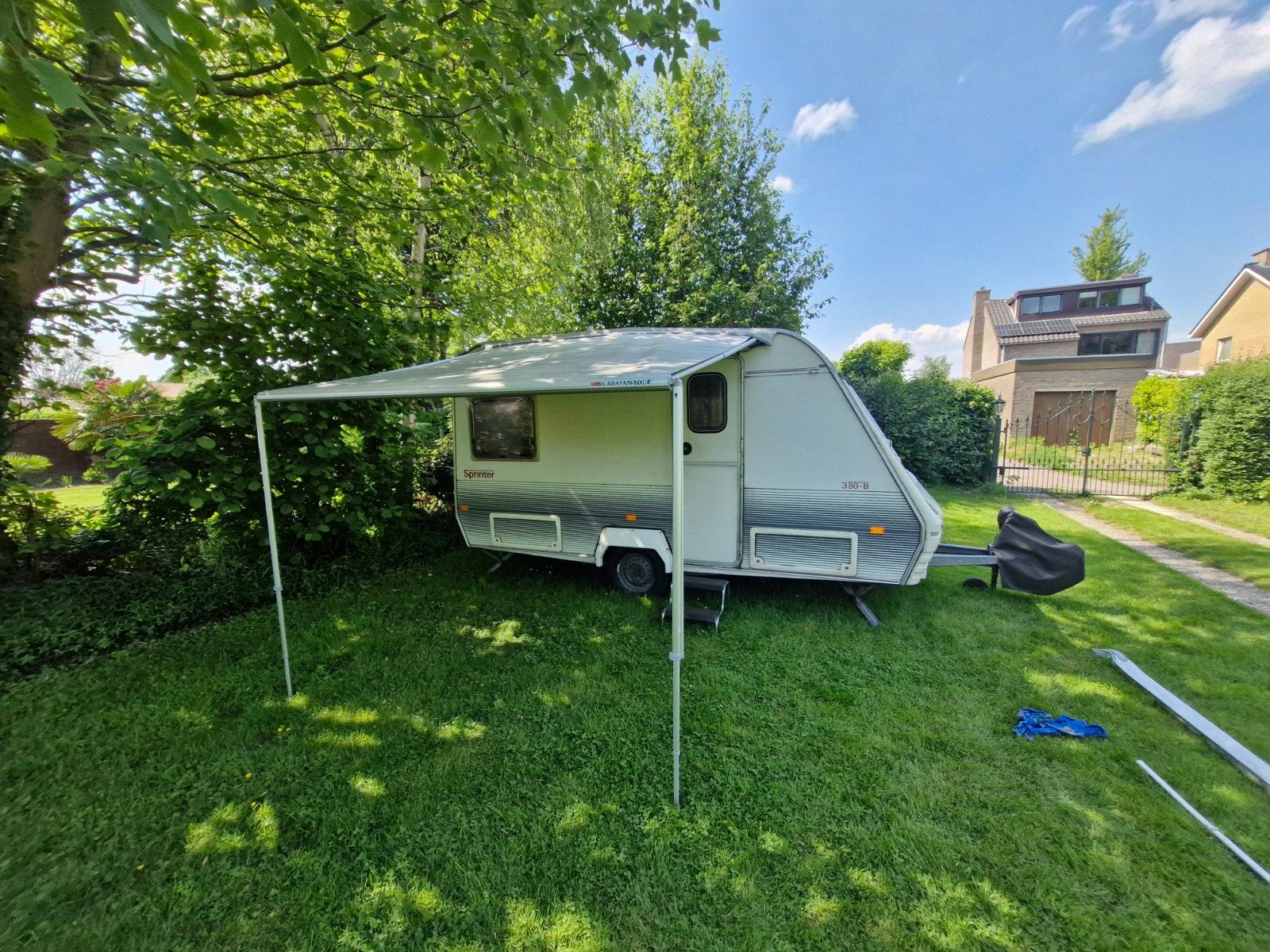 Fiamma caravanluifel 255 grey, Ophalen, Gebruikt