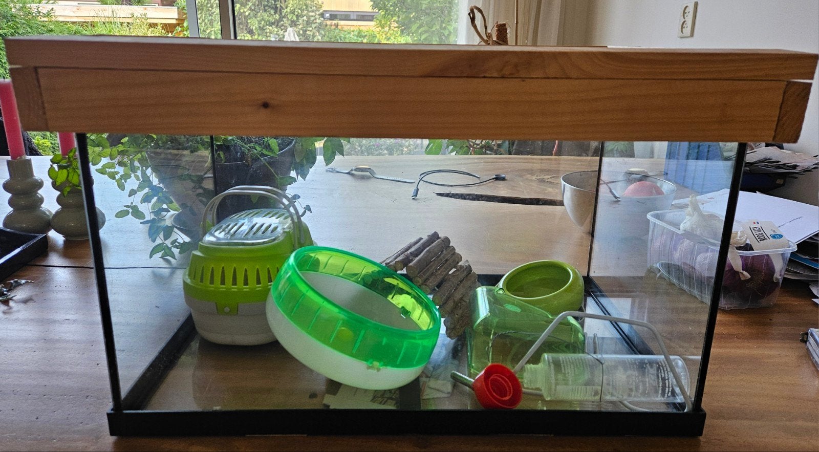 Hamsterkooi compleet met toebehoren, Dieren en Toebehoren, Ophalen, Minder dan 60 cm, Minder dan 75 cm, Nieuw