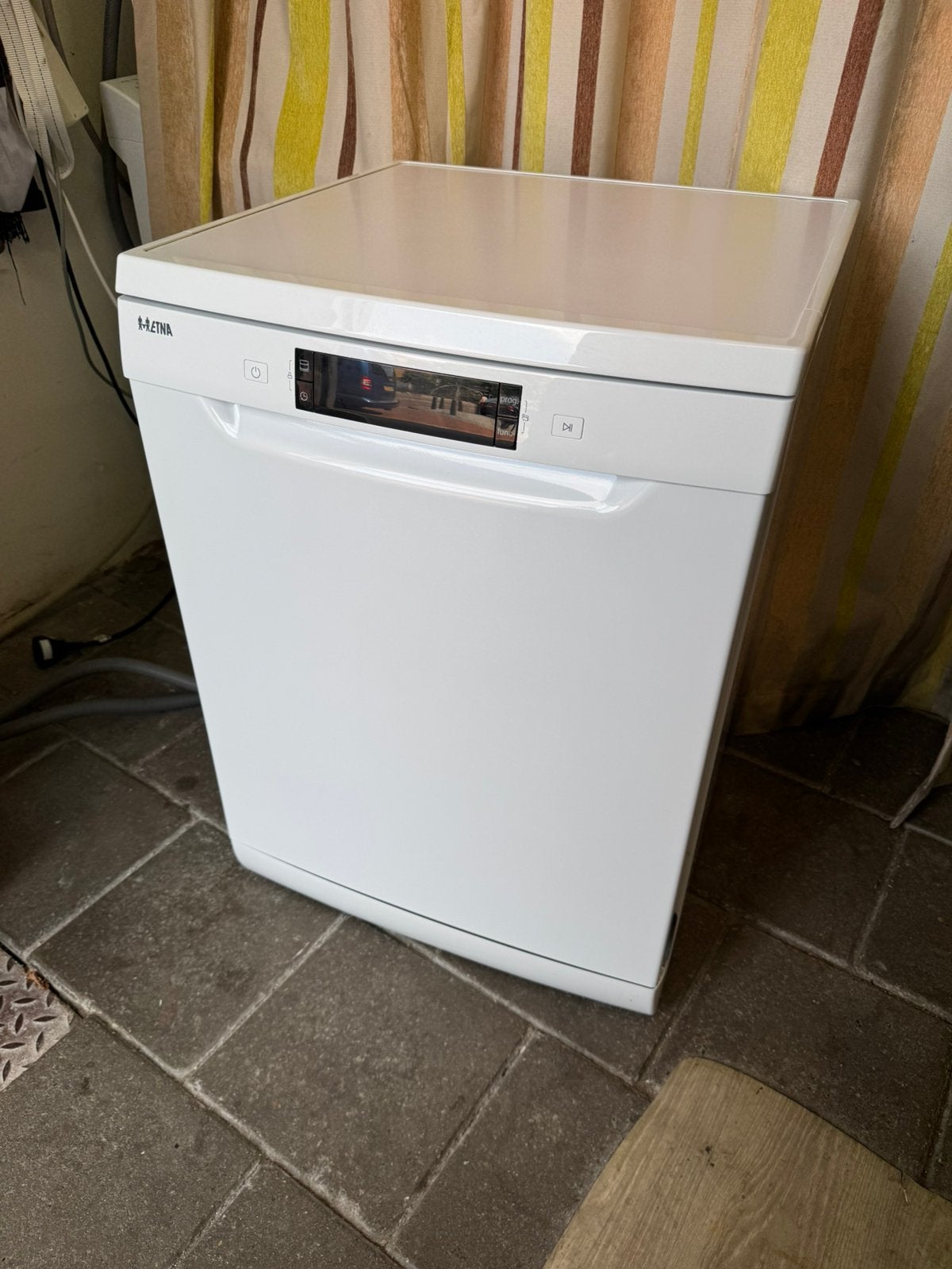 Nette Vaatwasmachine | Etna | Met Bestekla | Schoon en goed, Ophalen, Gebruikt, Wit, 50 tot 100 cm