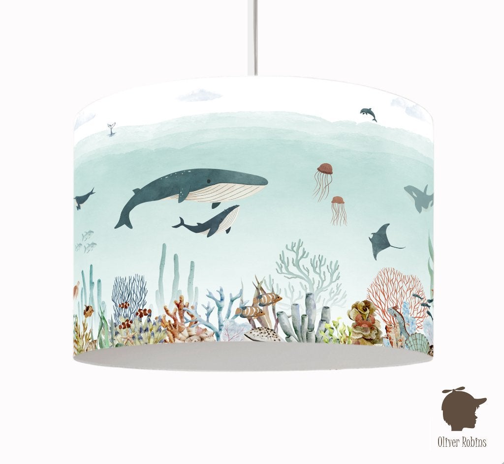Hanglamp Zee Blauw Oliver Robins, Bi & Li Creaties, Nieuw, Ophalen of Verzenden, Bilicreaties@gmail.com