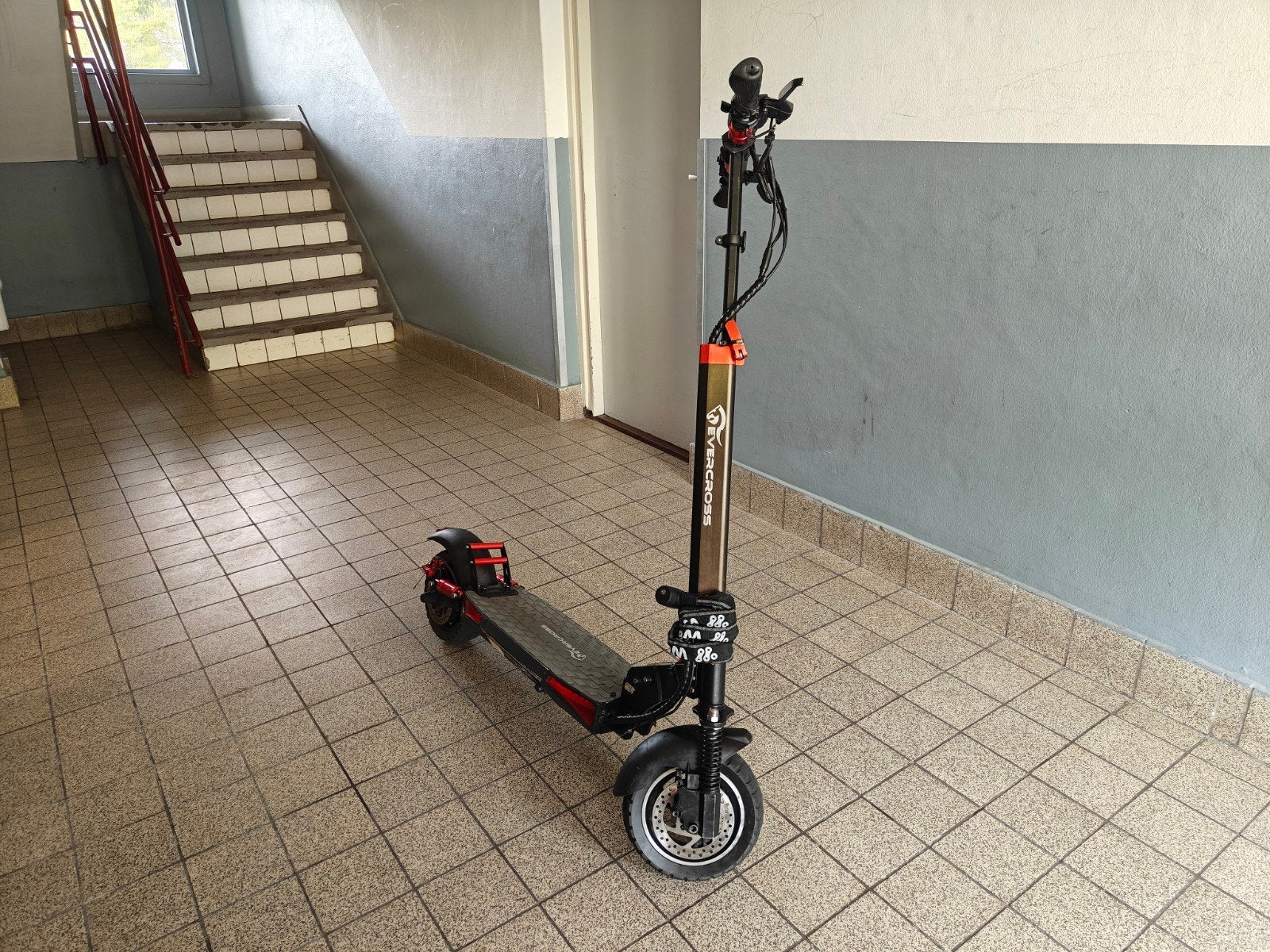 Evercross H5 elektrische step, Fietsen en Brommers, Steps, Ophalen, Gebruikt, Elektrische step (E-scooter), Evercross