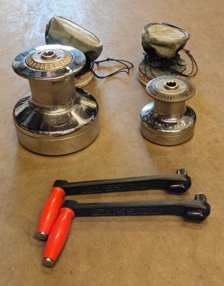 Set 2 stuks Lewmar 45 Three Speed lieren, 2 stuks Lewmar 30, Watersport en Boten, Zeilen en Zeiltoebehoren, Ophalen, Gebruikt