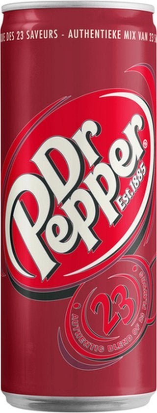 Dr. Pepper Blik 33cl - Tray 24 stuks, Verzenden
