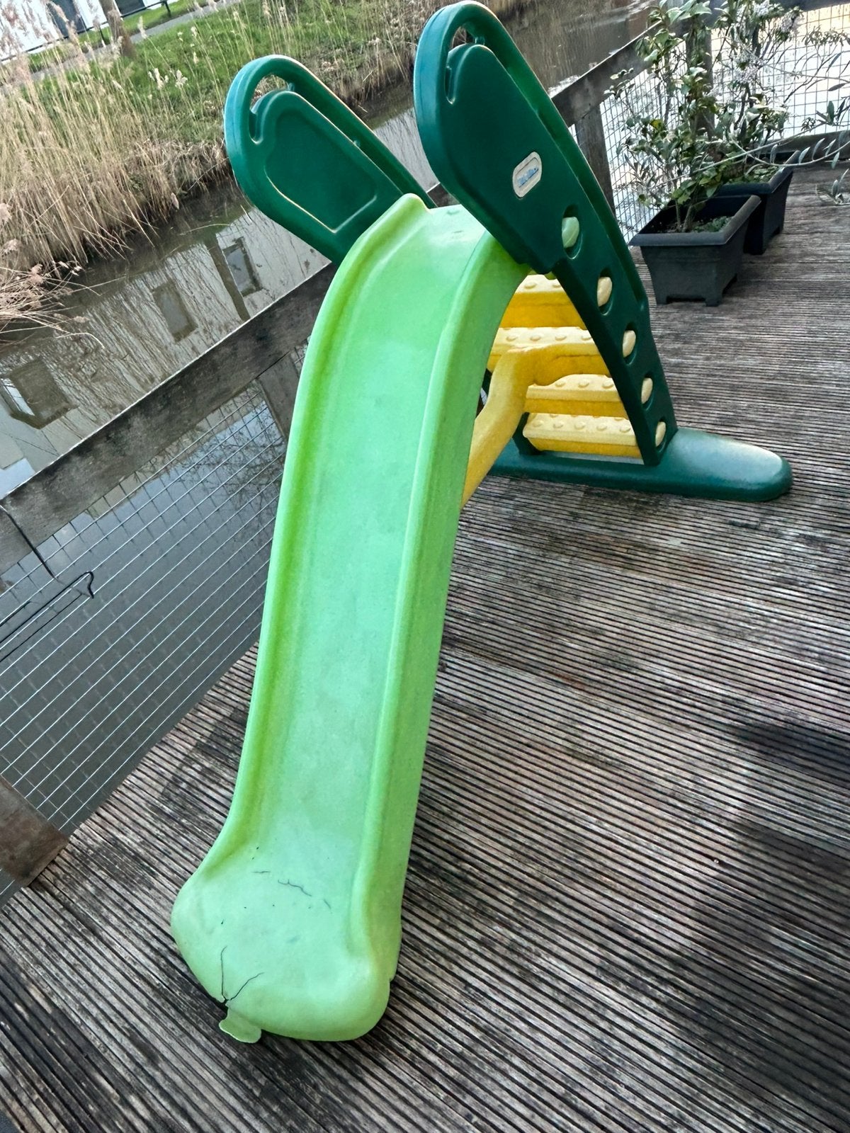 Gratids glijbaan af te halen, Ophalen, Gebruikt, Glijbaan