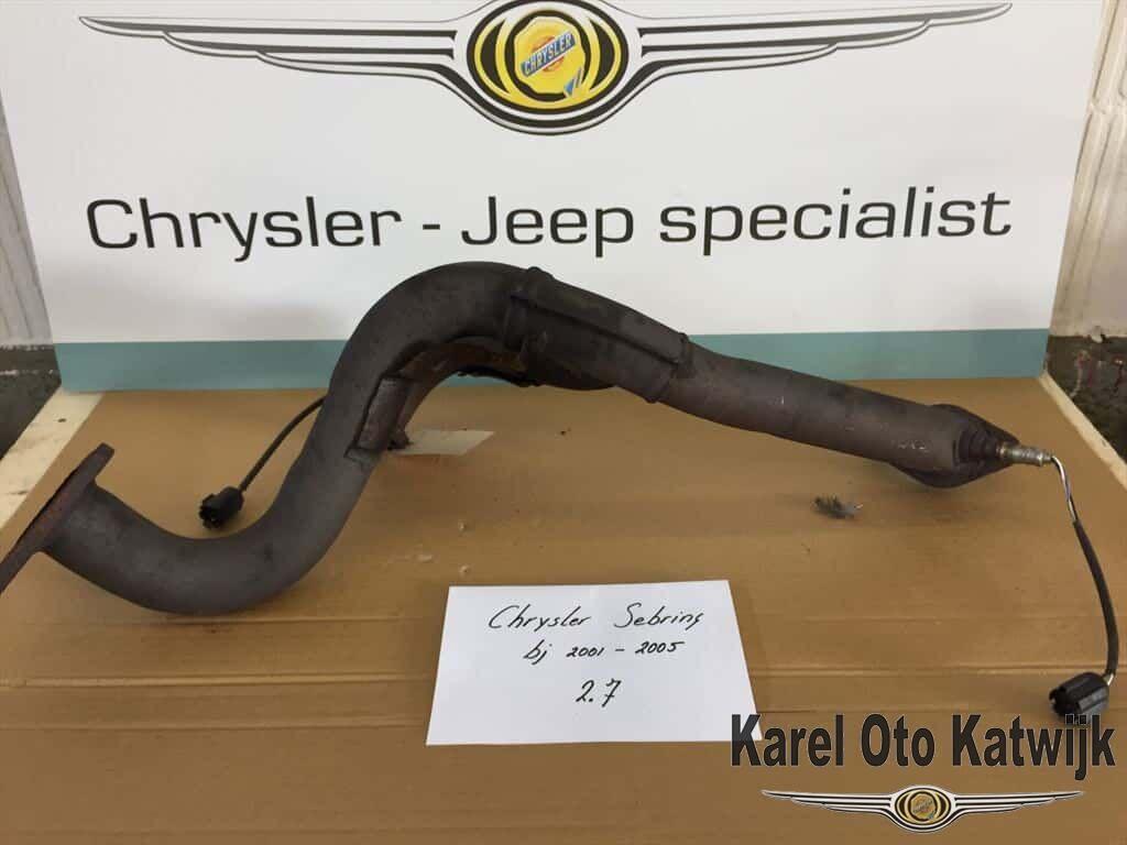 Tussenpijp van catalysator naar uitlaat Chrysler Sebring 2.7, Gebruikt, -, -, Ophalen of Verzenden