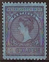 Ned-Indie NVPH nr 60 ongebruikt Koningin Wilhelmina 1906, Postzegels en Munten, Postzegels | Nederlands-Indië en Nieuw-Guinea