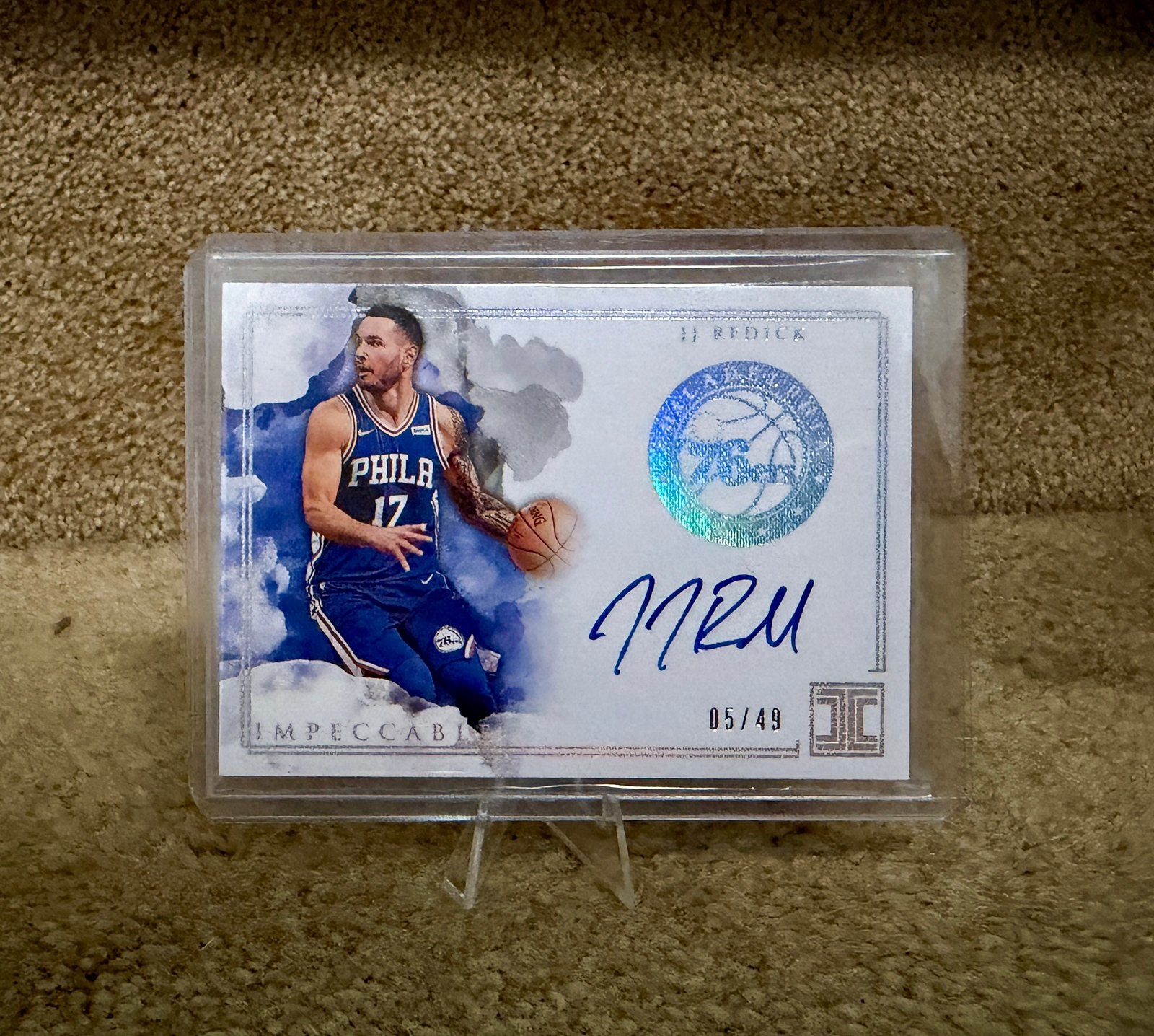 JJ Redick on card auto /49 NBA Panini basketbal kaart card, Hobby en Vrije tijd, Stickers en Plaatjes, Ophalen of Verzenden, Zo goed als nieuw